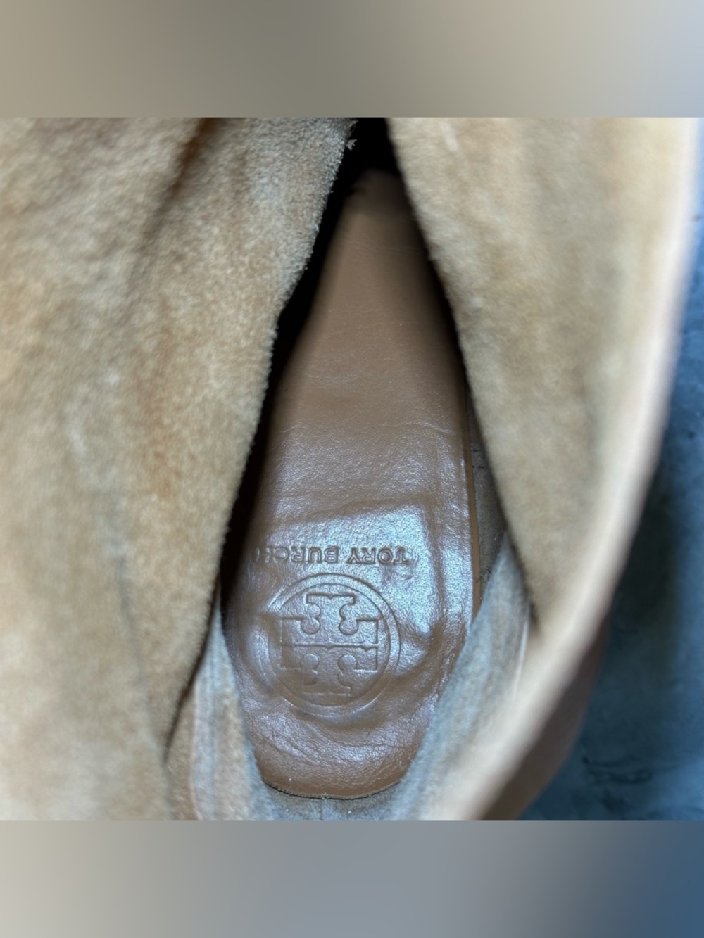 Tory Burch Siena Leather Bootie in Light Tan - Picture 9 of 11